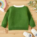 Baby Boy/Girl Color Block Long-sleeve Knitted Sweater Pullover Color block