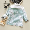 Toddler Fashionable Tie Dyed Jacket Green image 2
