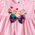 PAW Patrol Toddler Girl 2-piece Hi-Lo Tee and Heart Allover Pants Set Pink