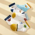 Baby / Toddler  / Kid 5-pack Embroidered Socks Yellow
