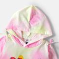 PAW Patrol 2-piece Toddler Girl Tie-Dye Hooded Sweatshirt and Pants Set Pink