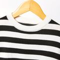 Toddler Girl/Boy Stripe Casual Knit Sweater Black/White image 4
