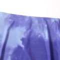Women Plus Size Elegant Tie Dye A-line Skirt Purple