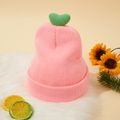 Baby / Toddler Color Block Knitted Hat Pink