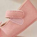 Baby / Toddler Girls Bowknot Velcro Closure Soft Sole Prewalker Shoes Pink image 5