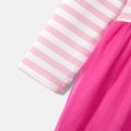 PAW Patrol Toddler Girl Floral and Stripe Dress Rosy image 4