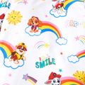 PAW Patrol Toddler Girl Denim Overalls and Rainbow Top Multi-color