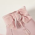 Toddler / Kid Pink Bowknot Decor Side Zipper Boots Pink