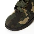 Toddler / Kid Elastic Shoelaces Camouflage Boots Green