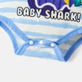 Baby Shark 2-piece Baby Boy Graphic and Stripe Bodysuit and Solid Pants Sets Light Blue
