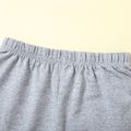 Conjunto de calça casual listrada e sólida para bebês com 3 unidades Multicolorido image 3
