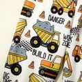 Toddler Boy Vehicle Print Casual Pants Yellow image 4