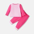 Baby Shark 2-piece Baby Girl Sharp Graphic Tee and Cotton Pants Sets Pink