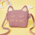 Cute Cat Crossbody Purses Mini Colorful Glitter Purse Bag Pink