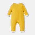 Baby Shark JAWSOME Shark Cotton Jumpsuit for Baby Yellow