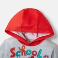 PAW Patrol Toddler Boy 'School Days' Stripe Hooded Sweatshirt Grey