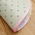 oval casa mat cabeceira engrossado quarto das crianças peludas rastejando quarto sala de estar cheio de mesa de café tatami tapete rosa Multicolorido image 3