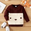 Christmas Animal Pattern Baby Boy/Girl Long-sleeve Knitted Sweater Pullover Brown