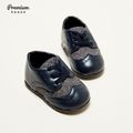 Baby / Toddler Splice Shoelace Decor Prewalker Shoes Navy