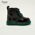 Toddler Solid Casual Boots Dark Green