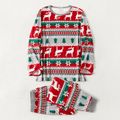 Family Matching Christmas Theme All Over Print Long-sleeve Pajamas Sets (Flame Resistant) Multi-color image 3