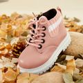 Toddler / Kid Solid Casual Boots Pink image 3