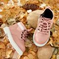 Toddler / Kid Solid Casual Boots Pink image 2