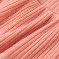 Kid Girl Ribbed Ruffled Solid Color Skirt Leggings Pink image 4
