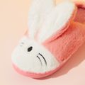 Toddler / Kid Cartoon Rabbit Warm Fleece-lining Slippers Pink image 5