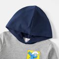Smurfs Kid Boy  Colorblock Hoodie Sweatshirt MiddleAsh