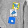 Smurfs Kid Boy  Colorblock Hoodie Sweatshirt MiddleAsh