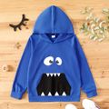 Kid Boy Casual Shark Print Hoodie Sweatshirt Blue