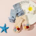 Baby/Toddler Cute 3D Animal Floral Cartoon Cotton Socks Green image 3