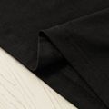 2-قطعة كيد فتاة تكدرت الدانتيل تصميم طويلة الأكمام أعلى وحمالة تنورة مجموعة أسود