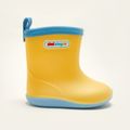 Toddler / Kid Letter Detail Yellow Rain Boots Yellow image 4