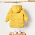 Kid Boy/Kid Girl Solid Hooded Overcoat Yellow