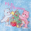 Pflege Bären Baby Mädchen mein 1. Weihnachtsvolant Kapuzenoverall hellblau