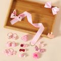 Pink Multi-Style Hair Accessory Sets for Girls Light Pink