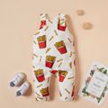 Baby Boy French Fries Overalls Multi-color