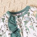 Páscoa Bebé Menina Extremidades franzidas Coelho Infantil Macacão Branco image 3