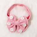 Daisy Decor Solid Color Headband for Girls Pink image 3