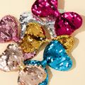 3-pack Pure Color Sequined Bowknot Decor Hair Clip for Girls Multi-color image 3