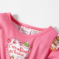 Care Bears Baby Girl Christmas Colorblock Dress Pink