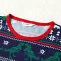 Christmas All Over Dinosaur Print Family Matching Long-sleeve Pajamas Sets (Flame Resistant) Dark Blue