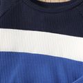 2-piece Toddler Boy Colorblock Pullover Sweatshirt and Pants Set Color block