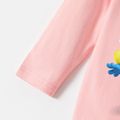 Schlümpfe Kleinkind Mädchen 100% Baumwolle Weihnachtsgrafik T-Shirt rosa