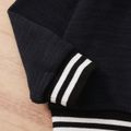 2-piece Kid Boy/Kid Girl Striped Hoodie Sweatshirt and Pants Casual Set Navy