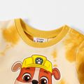 PAW Patrol Little Boy/Girl 100% Cotton Tie-dyed Pups Print Sweatshirts Yellow