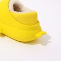 Toddler / Kid Cartoon Shark Fleece-lining Slippers Yellow
