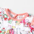 Pflegebären 2-teiliges Baby Mädchen Allover Christmas Hi-Lo T-Shirt und feste Hose rosa